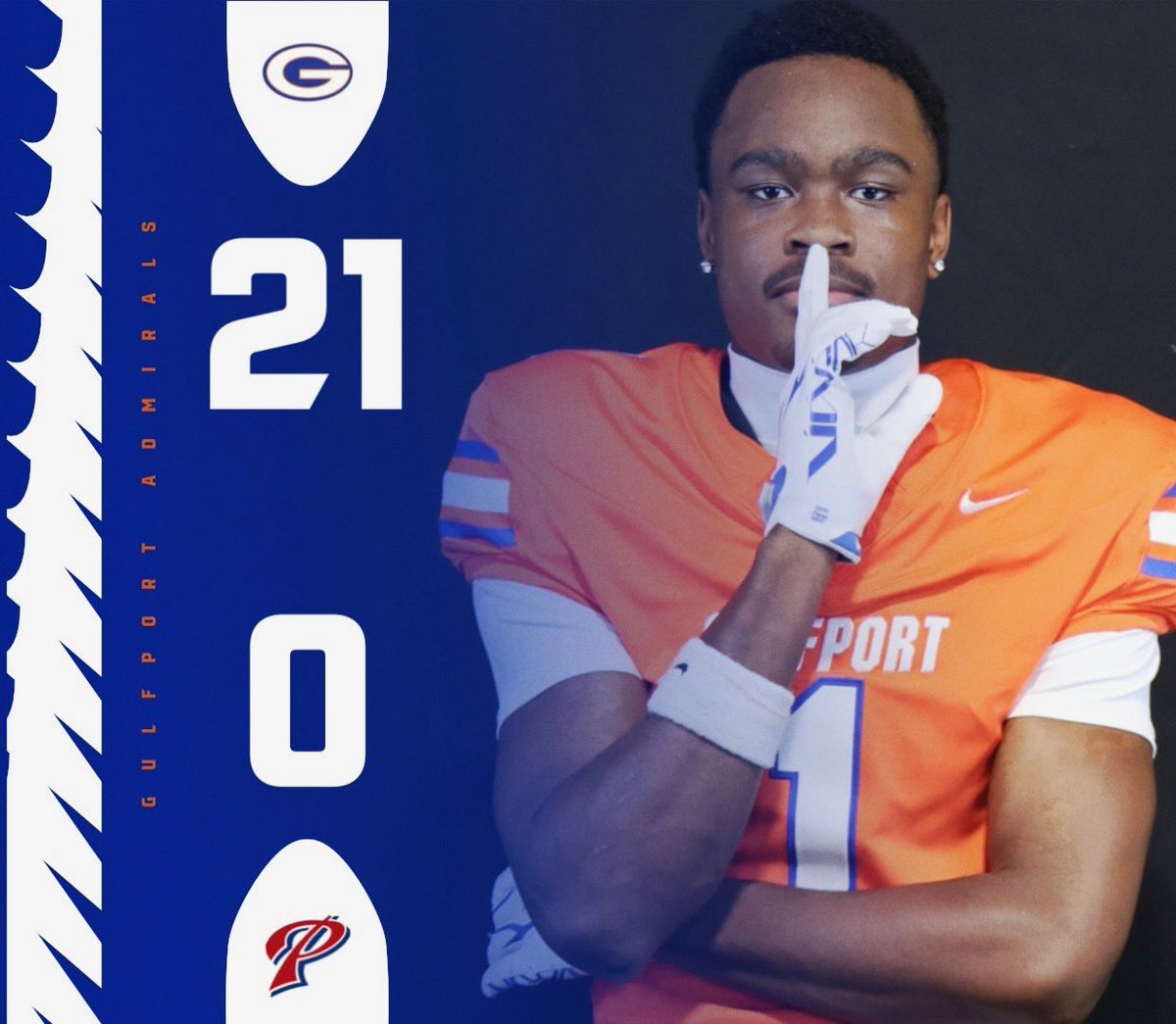 Gulfport_FB's tweet photo. 7:42 Q2
21 Admirals - Goula 0
#Hooyah | #OneGPT https://t.co/PTMDHcJa5o