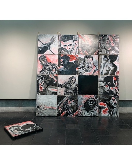 hazelmitchelll4's tweet photo. This weekend and next, we invite you to the “Into the Black” exhibition at the Sint-Amandus Chapel in Campo Santo, Sint-Amandsberg. Organized by CAS and VZW Raam. We’ll be there to welcome you personally. https://t.co/LPouYaQ5HL