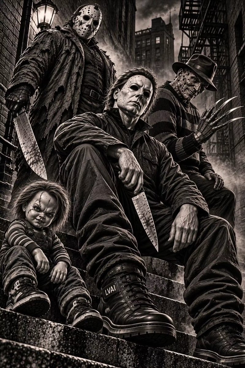 Chucky_Tribute's tweet photo. Slasher’s
#HorrorFilm
#HorrorMovie
#horror
#horrorart
#HorrorFamily
#HorrorStory
#HorrorComedy
#HorrorBooks
#horrors https://t.co/fTRfLOdRQS