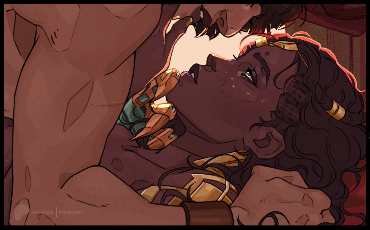 OSenekart's tweet photo. Sevika has a soft side, just for Mel 🧡
#Melvika #Arcane full on Ptreon 😌 https://t.co/Nctw5xzMb2