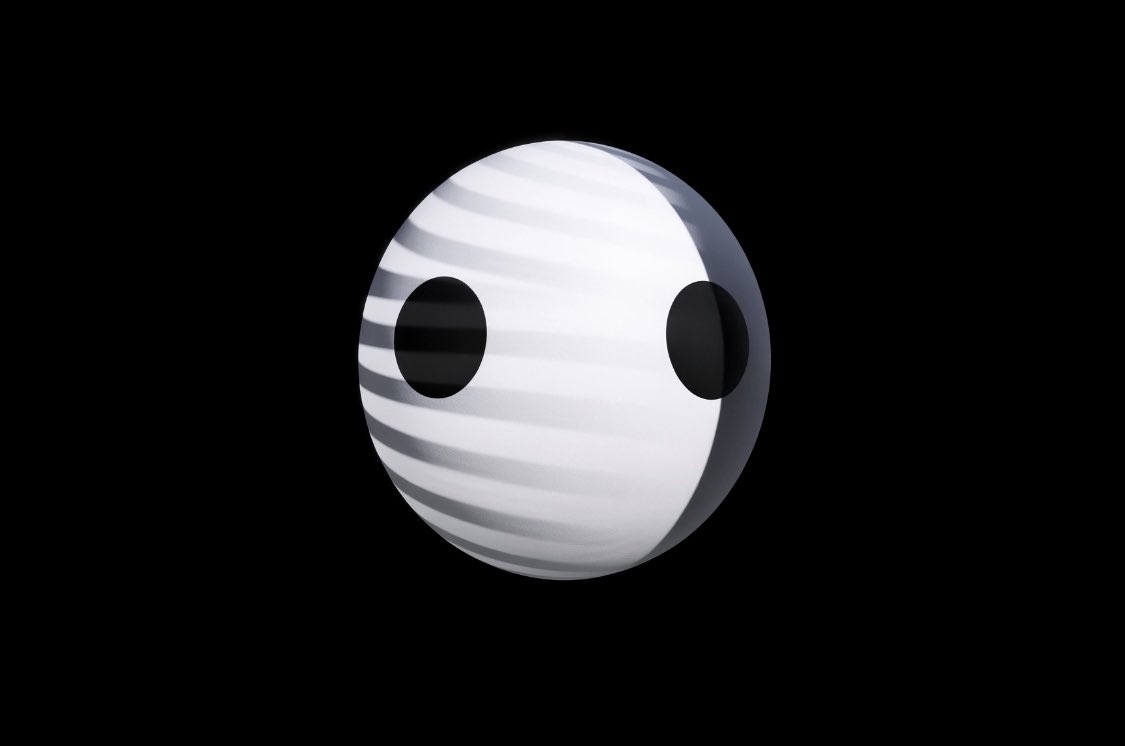 Pandora_1o1's tweet photo. My Thing from 2021. 
She was designed with a light rig around a non-spherical head so that light itself creates her facial expression. https://t.co/k6wBSicj1K