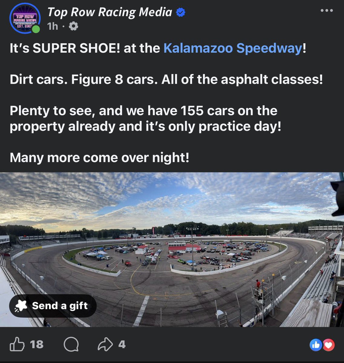 ames2mars's tweet photo. No where else can you find 155 (now at 166 on my race pass) cars on a practice day between 5 classes this weekend https://t.co/s2jMAI0Hpm
