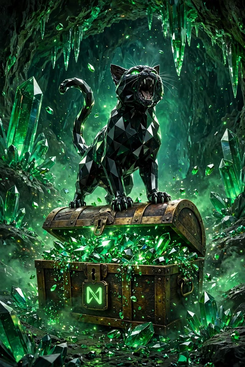 shardscat's tweet photo. The chest is open. The ecosystem is glowing. $SHARDS spilling everywhere on $NEAR.

And $SHARDSCAT sits on top of it all like a king.

Hold $SHARDSCAT, Earn $SHARDS.

https://t.co/DdnKn3tpjB https://t.co/CPRFjCmpmB