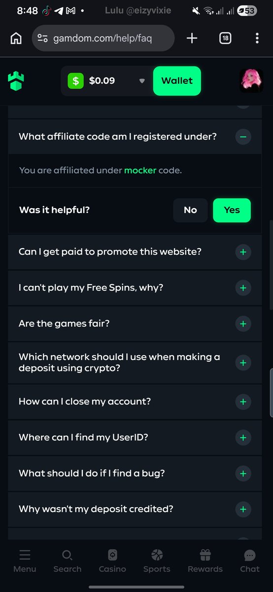 eizyvixie's tweet photo. @mockerbey @Romer @gamdom under code mocker
deposited &amp; wagered

Thanks for this chance, @mockerbey ! Manifestingg! 🍀🤞

uid : 48182034
usn : eizyvixie https://t.co/UEB5TIVWfJ