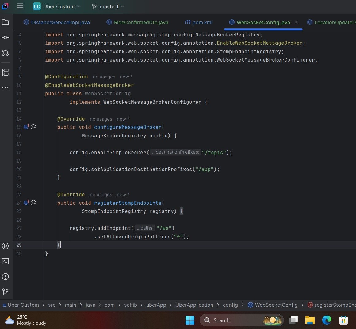 SahibpretSingh's tweet photo. **No refresh. No constant polling. Just real-time communication. โก**
**Day 58/#120DaysOfCode ๐**
Added **WebSockets** to my #Uber #Backend Application.
๐ #WebSocket Configuration
๐ Real-time Events
๐ Live Updates
๐ Ride Communication
#BuildInPublic #Springboot https://t.co/0Dcg80C4FE