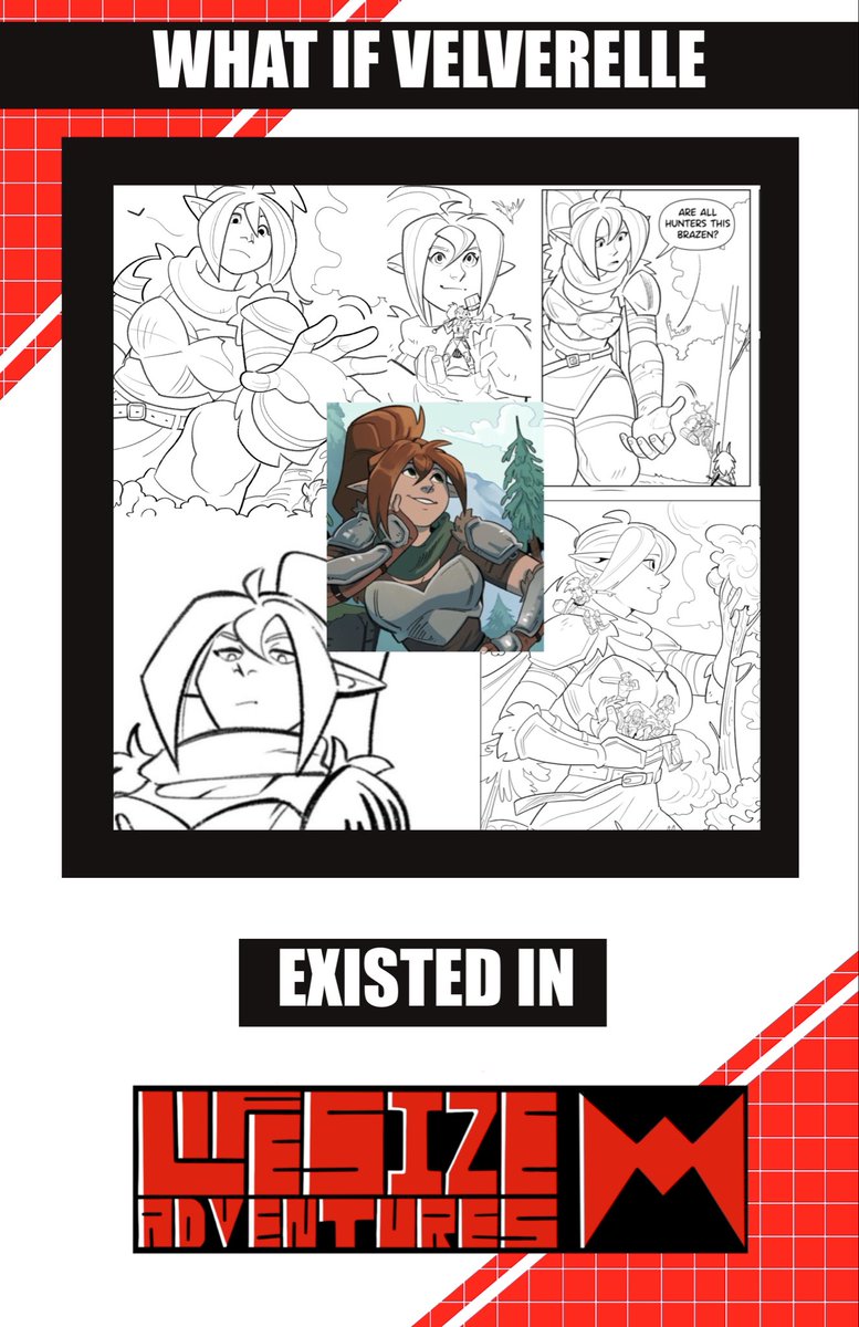 M4RCUS26232066's tweet photo. What if Velverelle from Stone’s Coasted existed in #LIFESIZEADVENTURES #MSTUDIOSCOMICS universe.
An elf giant hybrid that hopes to be the strongest in the universe and be able to kill the gods to avenge her mentor/father figure. https://t.co/cIil8U8dmj