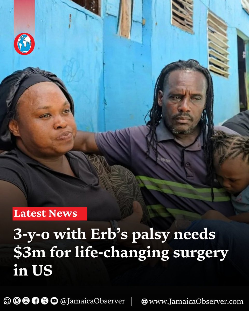JamaicaObserver's tweet photo. “Every child deserves the chance to run, play, laugh, and grow without being limited by an injury they never chose.”

Three-year-old Ayana Wilson from Riverton City in Kingston, is hoping for that chance, according to her family.

https://t.co/F6RT4x8UB5 https://t.co/aaKWjwacwb