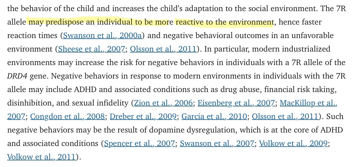 GoodPyre's tweet photo. This may honestly be the “why India is ugly” gene. There’s literally just a gene, or rather an allele, which makes a person very sensitive to stress &amp; stimuli in their environment. Up to 40% of certain White populations have this; most Indian populations completely lack it. https://t.co/8WnlTXosob