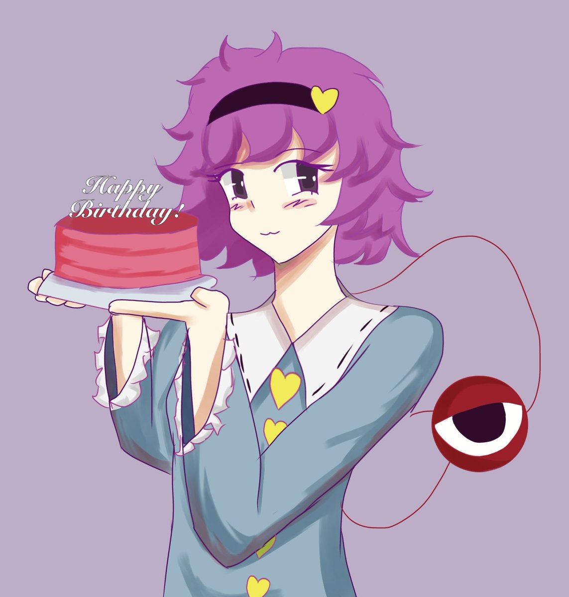 hatabakkoi's tweet photo. Happy birthday! #東方project https://t.co/hcU8uqBM17