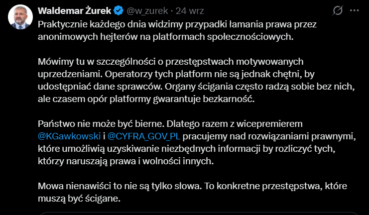 zmok_pl's tweet photo. Bolszewik Gawkowski z Żurkiem majstrują jak tu dobrać się do anonimowych kont. Wolność słowa uwiera. https://t.co/vW7mqKeion
