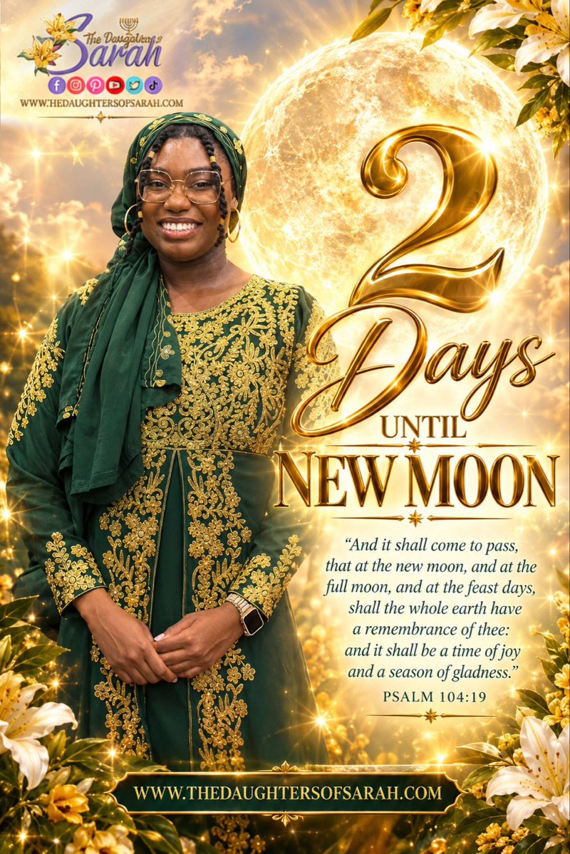 DOS_IUIC's tweet photo. Y’all see the moon up in the sky? 👀🌕You know what time it is! 2 DAYS until the New Moon! 💃🏾✨

#NewMoon #HighHolyDays #Fellowship #Joyfulness #Gladness #CommandmentKeepers https://t.co/7rm2ncRPtQ