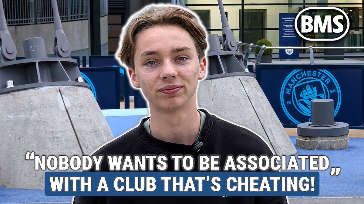BeanymanSports's tweet photo. 🚨 NEW YOUTUBE VIDEO 🚨

“NOBODY WANTS TO BE ASSOCIATED WITH A CLUB THAT'S CHEATING!” 😳 Man City fan on guilty reports

WATCH HERE 👉 https://t.co/Dn6HHG9RGf https://t.co/cmnzfEVSU9