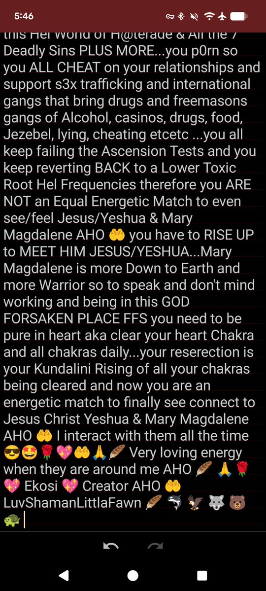 DemonSlyerRose's tweet photo. Jesus/Yeshua &amp; Mary Magdalene are Twin Flames AHO 🤲 FYI 🙏🌹🪶🤲💖 LuvShamanLittlaFawn 🪶 https://t.co/pNOz4c6XgT