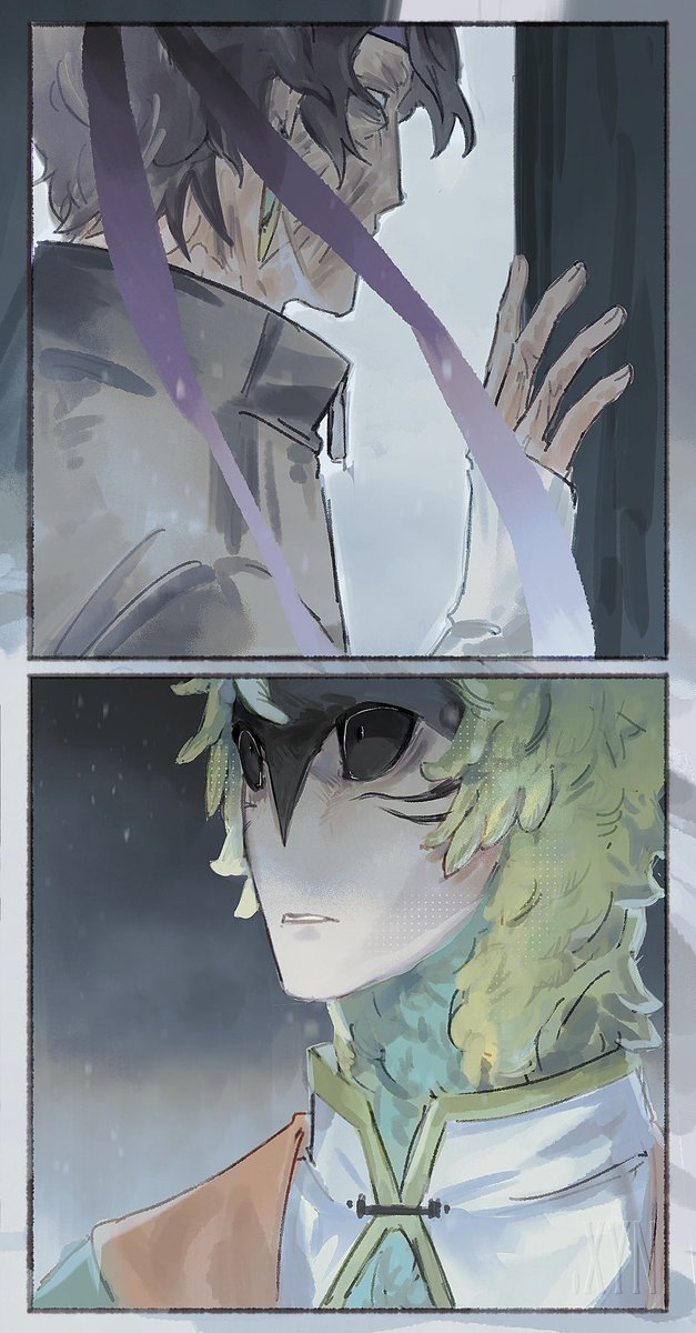 xynaxis_'s tweet photo. kamp3 got cut out because of the panels LOL. looks like foreshadowing…

here’s the full thing separately https://t.co/R9Zdz92Tpg
