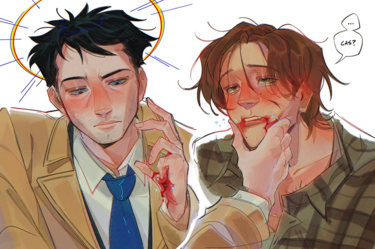jae_draws_'s tweet photo. erotically drinking your best bros blood
#sastiel #spn https://t.co/wsK33xuX2h