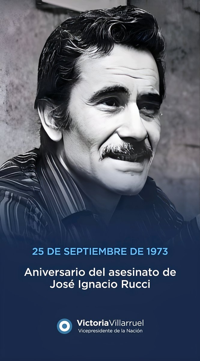 FranciscoAri_0k's tweet photo. A 53 años de su crimen.
José Ignacio Rucci, histórico secretario general de la CGT y pieza clave del regreso de Perón. Fue asesinado el 25 de septiembre de 1973 en un operativo armado perpetrado por la organización guerrillera Montoneros. https://t.co/pn3xUjCCFF