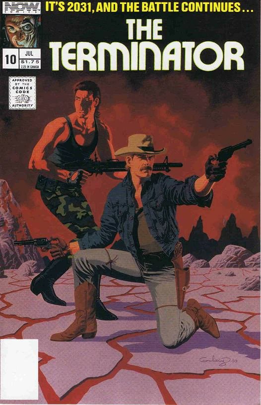2bdpod's tweet photo. The Terminator #10
"Cocoa Beach, Part 2"
The quest to reach John Connor seems to go off on a tangent when the rebels find themselves inβ¦an amusement park?
I like to think this is JCVD & Richard Harrison
#comicbookaday #theterminator #robots #nowcomics #comics #PaulGulacy #AI https://t.co/5M8tmP7qfF