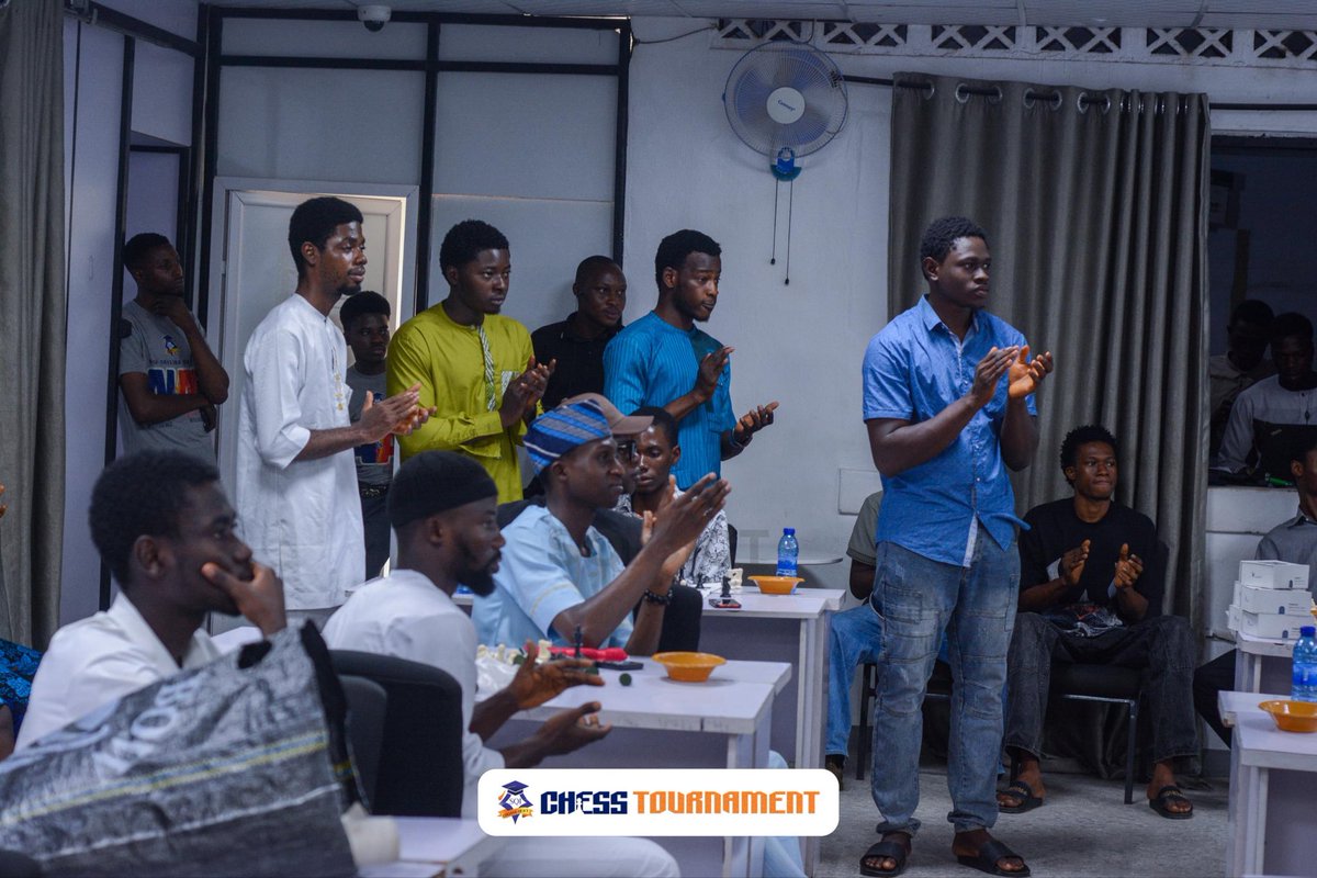 thegiftofchess's tweet photo. Chessboard in Ogbomoso: How a Small Tournament Grew into Something Bigger

Today, students, staff and young people gathered at SQI College of ICT, (@sqicict) Ogbomoso, for a one-day chess tournament. The plan was simple: a board, a room, and a chance to compete, learn and sit with one another. SQI is one of the beneficiaries of chessboards gifted by The Gift of Chess, placed there through our Chief Content Writer, Minkail Olaitan. Somewhere between the opening moves and the last games, those boards became more than a donation. They became a day.

Tunde Onakoya, founder of Chess in Slums Africa, joined virtually from Ghana. Coach Russ, President of Gift of Chess International, was present too. For a while the distance between Ogbomoso, Ghana and the wider chess world did not matter. There was only the board, and people who believed in what it can do.

That belief fits SQI’s work since 2008: making Africa a tech continent, one mind at a time. Technology does not change a continent by itself. Minds do — minds trained to think, build, wait, calculate and live with consequence. 
Sometimes that training is code. Today it was sixty-four squares and a single instruction: think.

Ogbomoso is not Lagos or Abuja. It is a historic city where young people are already building lives, businesses and classrooms the global conversation often misses. A tournament here will not be remembered first for who won. It will be remembered as a gifted board finding a school, a school becoming a meeting place, and a Friday becoming a memory. There was a chessboard in Ogbomoso today. Tomorrow is still unplayed. @Minkailola1