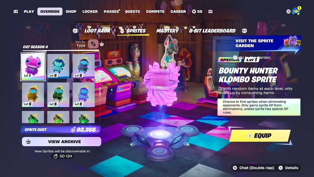 AnOrdinaryGal1's tweet photo. current sprites i need 
-bounty hunter sonic 
-bounty hunter jackrabbit
-bounty hunter overshield 
-bounty hunter pond sprite 
-cheat master morgana 

if you have these lmk ill give you my bounty hunter klombo or anything else i have for them #fortnite #sprites https://t.co/oRpIxXIGMT