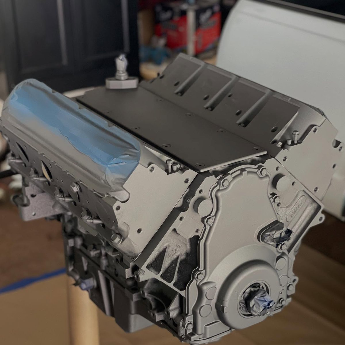 laylathompsonng's tweet photo. First full engine Cerakote job. My passion is pushing limits and thinking outside the box. As car show builds continue to evolve, so will we. I plan to offer this service in Atlanta soon, starting with new engine builds. Cerakote: Tungsten. Message https://t.co/51yP26GEJN