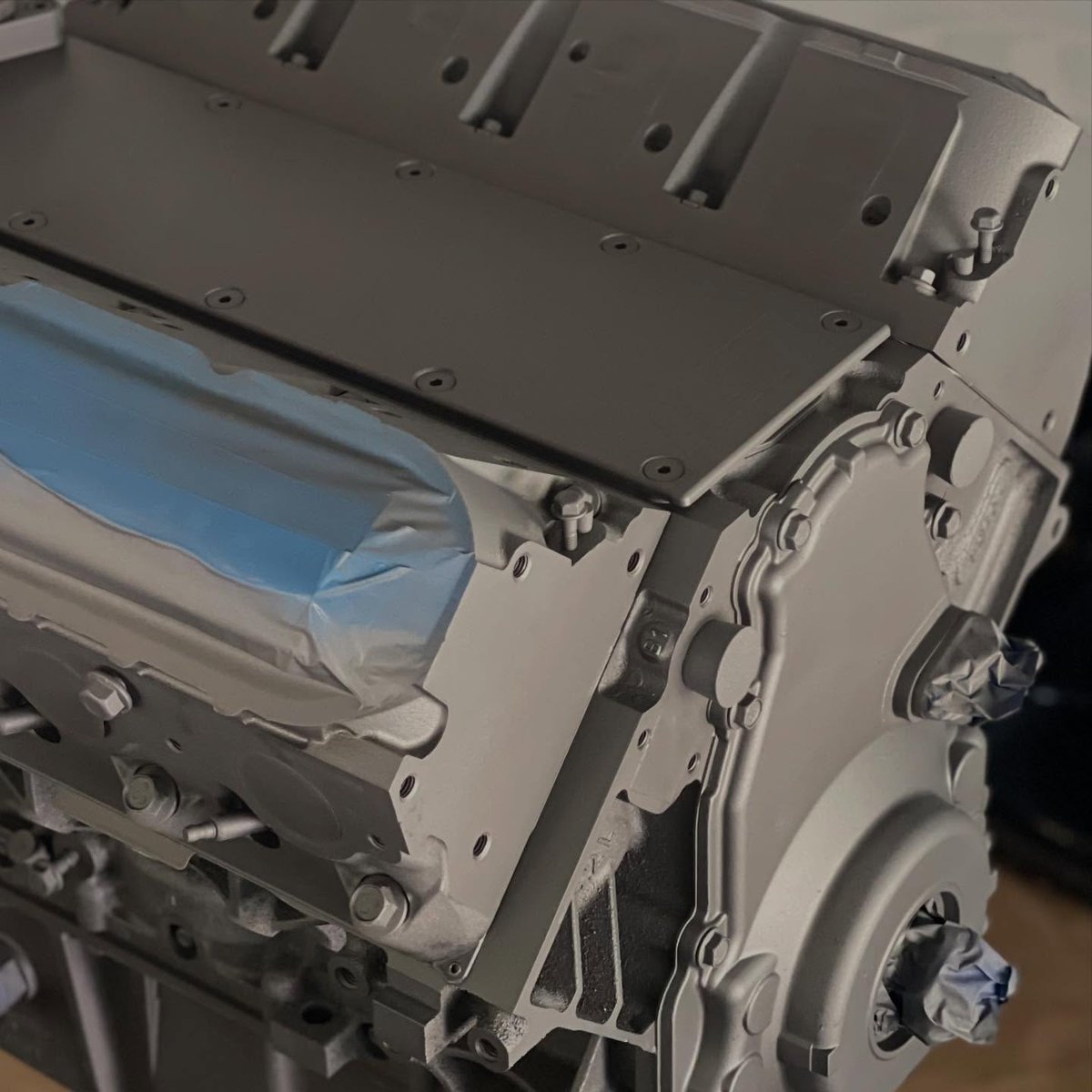 laylathompsonng's tweet photo. First full engine Cerakote job. My passion is pushing limits and thinking outside the box. As car show builds continue to evolve, so will we. I plan to offer this service in Atlanta soon, starting with new engine builds. Cerakote: Tungsten. Message https://t.co/51yP26GEJN