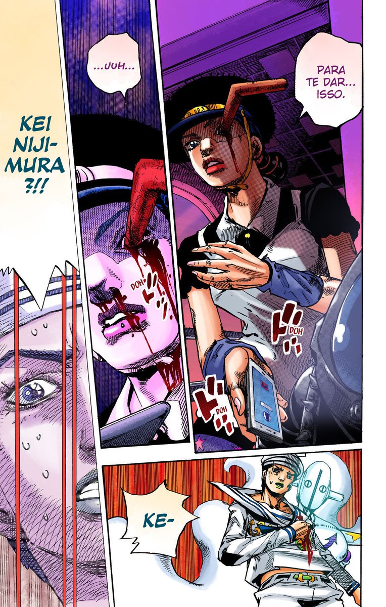 fumasajv's tweet photo. Puta merda Araki não mato ninguém durante a história pra descarregar no final TMNC

#jojolion https://t.co/N2NXMrNwDy