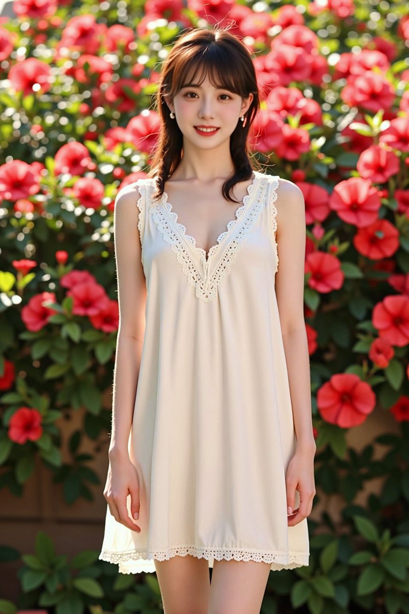 4coous's tweet photo. This new gauze dress’s fabric is so smooth, it’s a real charmer—can’t stop loving the unique touch~ https://t.co/X41ckQrpJr