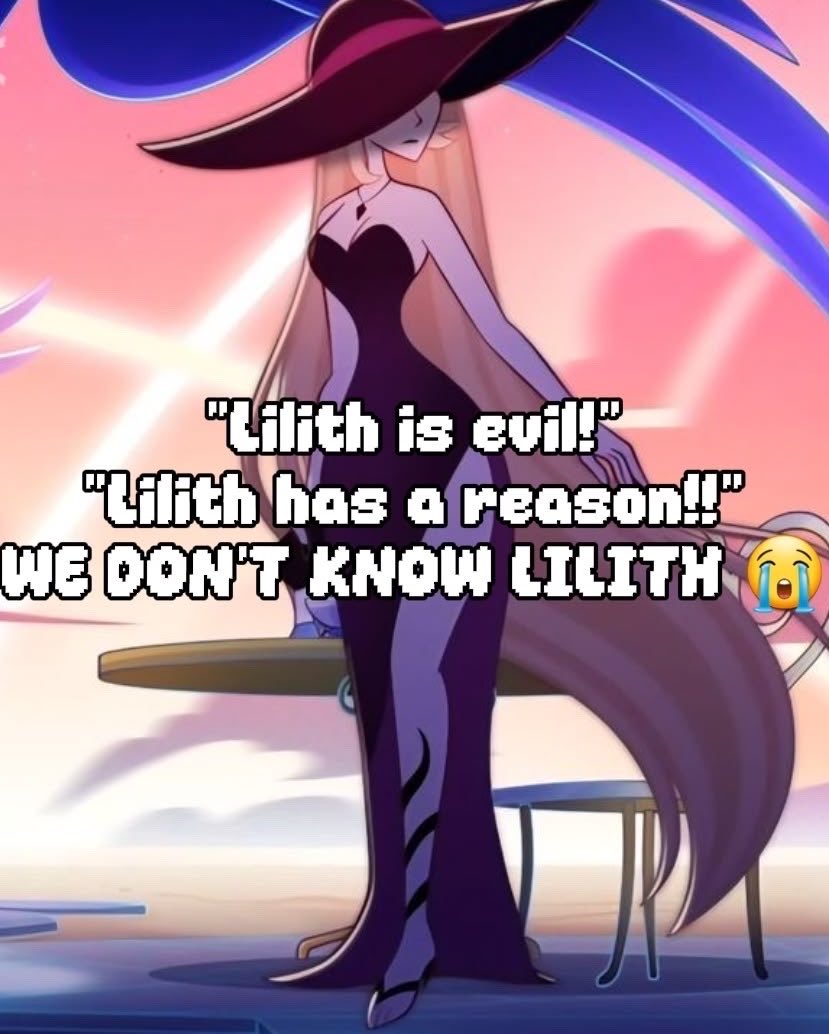 LucifersFavDuck's tweet photo. stop judging a woman who 
hasn’t even said a word yet.💔

#hazbinhotel https://t.co/bG0w3R7Tf8