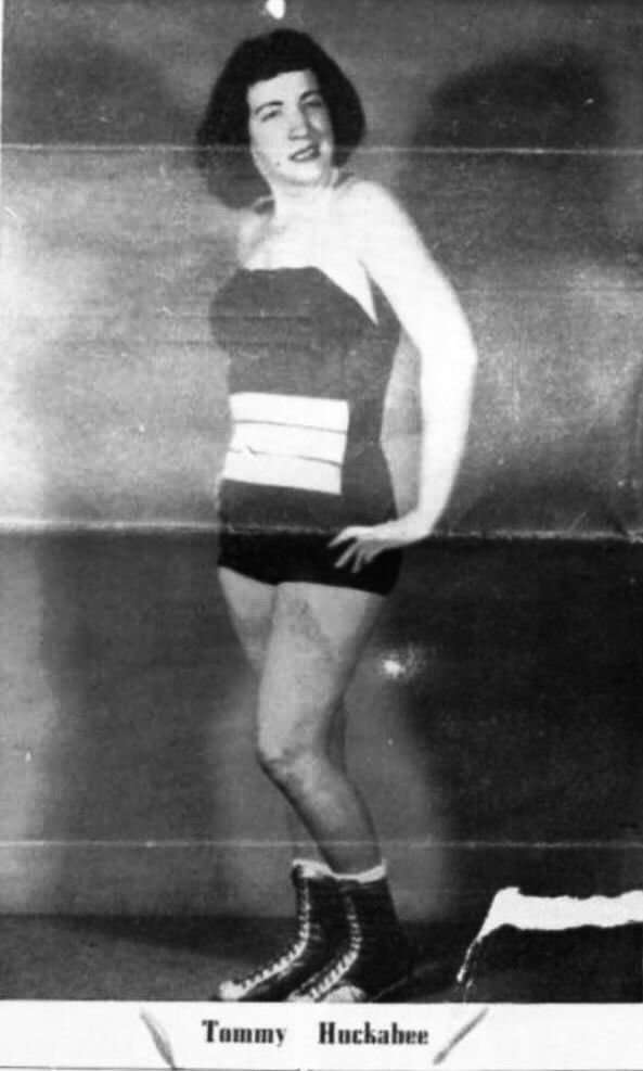 Marcos_editor_0's tweet photo. Tommy Huckabee hailing from Macon (Geneva Stewart/The Original Lady Angel)
Before becoming The Original Lady Angel, Geneva Stewart competed under the name Tommy Huckabee, her life and career would take a shocking turn when a horrible accident disfigured her when she accidentally https://t.co/Q86hPBktoc