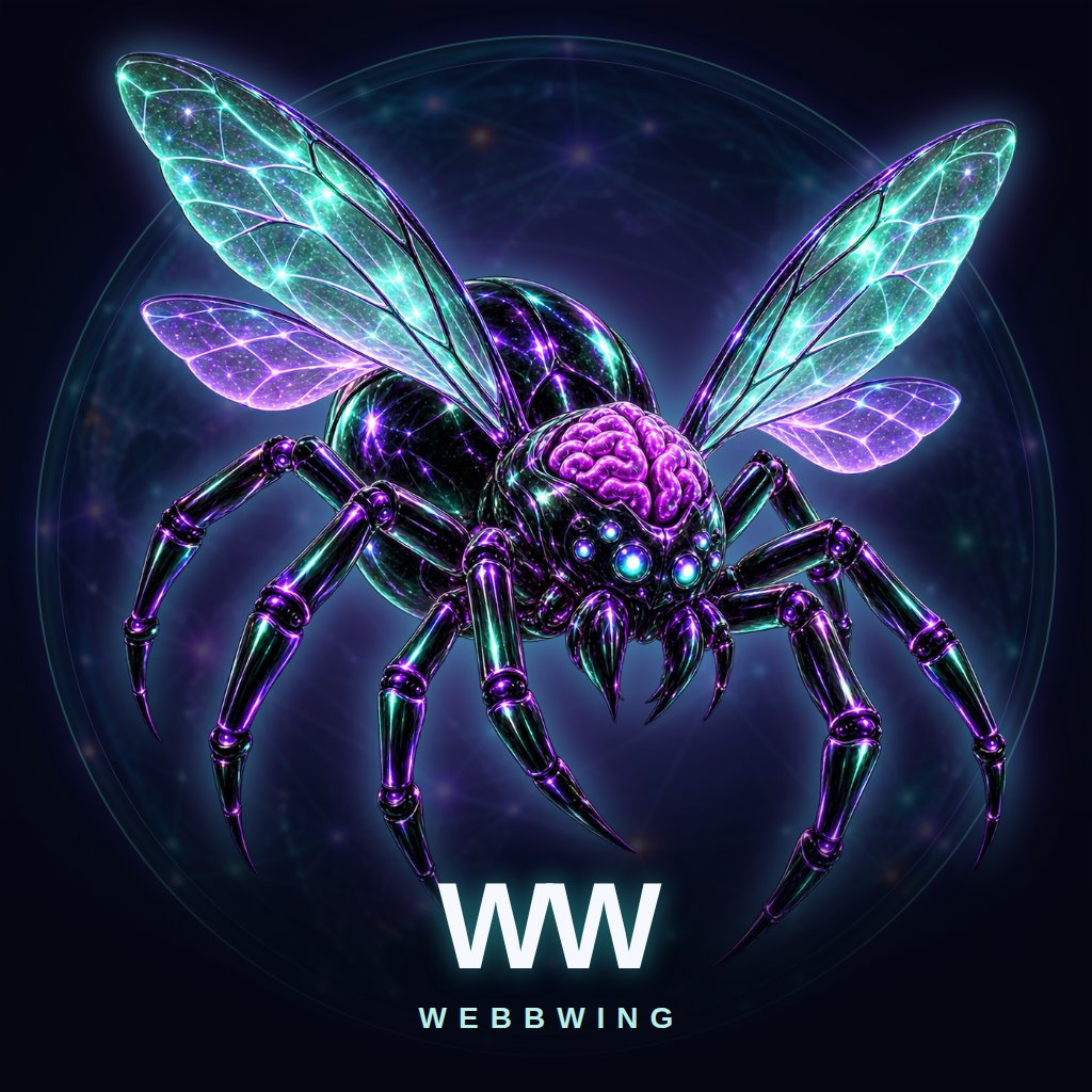 WebWingbrain's tweet photo. Meet WebbWing — the living web of global markets.

Explore crypto, launchpads and market information through a connected 3D web. Here’s the winged-spider mascot for $WW. https://t.co/22v4hNOUq7