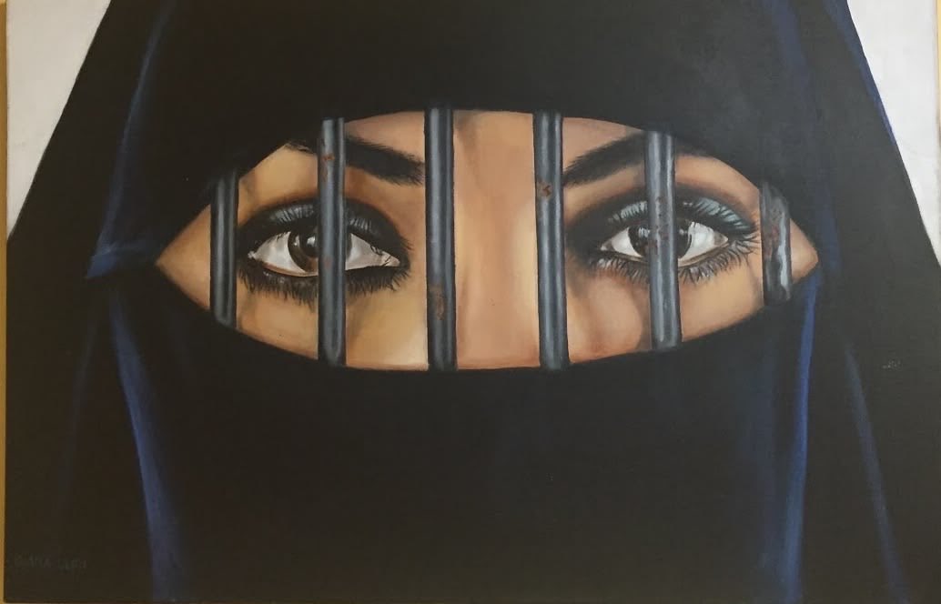 6767alflg's tweet photo. هم يلبسون ازرق ، واحنا نلبس اسود
They wear blue, and we wear black
他们穿蓝色，我们穿黑色。
(Tāmen chuān lánsè, wǒmen chuān hēisè)
Ellos visten de azul y nosotros vestimos de negro.
Loro vestono di blu e noi vestiamo di nero.
#٢٠٣٠_بلا_نقاب #no_more_niqab #不要再戴面纱了 https://t.co/HHJXGz3lMr