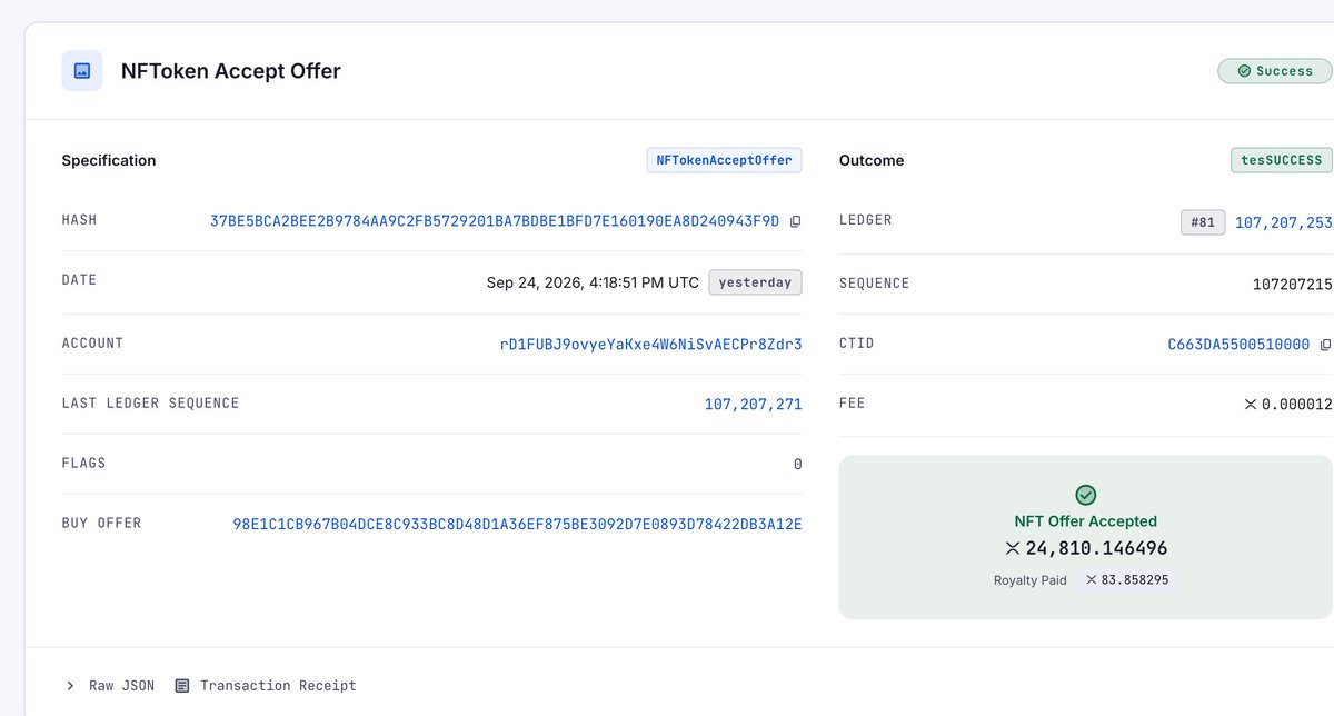 realScamSniffer's tweet photo. 🚨 Someone lost $37,927 in XRP after signing a phishing transaction on XRP Ledger. 🎣

victim: rGtghKcmYY8gdUQwQerY5Ruww2LvdbgWVh
scammer: rNQHNruofKSCVNcatVieq5iBPjxSzFHNmx
tx: https://t.co/XCDOqyjkrV https://t.co/RjsZcEaIdY