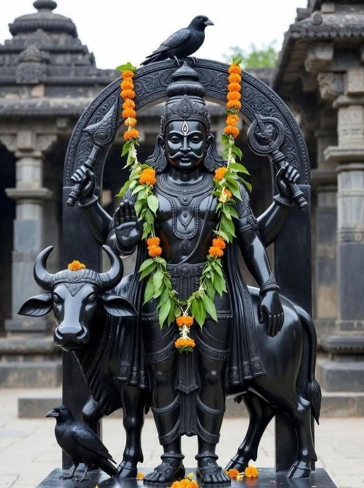 immortaldharma's tweet photo. Shanidev is not fear, He is divine justice. https://t.co/uoMlfpiTTZ