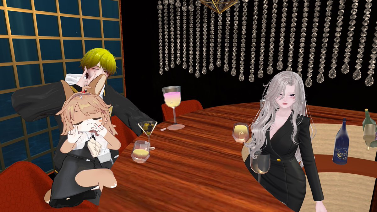 0Rai000's tweet photo. おはよー

昨日は #スナックおばぶ プレオープンでした！
満員御礼感謝感激です
皆さんありがとうございます🙏✨

 #VRChatスナック 
 #VRChatイベント https://t.co/ctTnn0e85m
