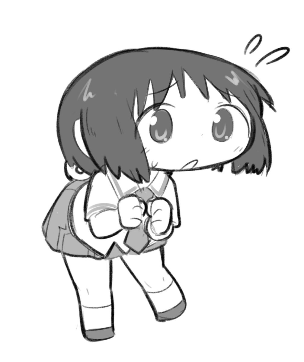 phatzagan's tweet photo. Nichijou chibis https://t.co/VjJ6sevTEJ