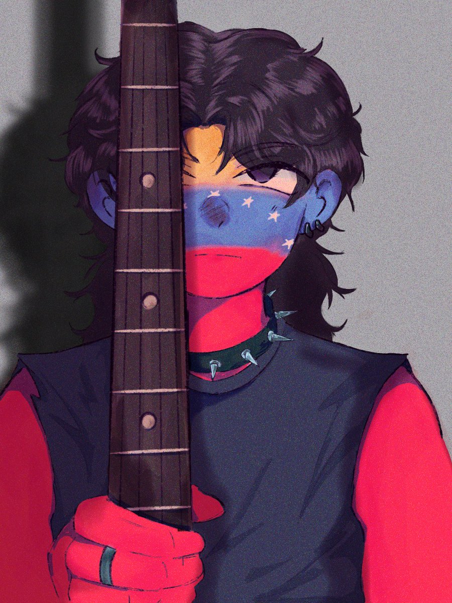 _joseph_ewe's tweet photo. Bueno...si entrecierro los ojos se puede decir que son el mismo personaje e.e
He visto dibujos de 🇨🇱 y uno que otro 🇦🇷 todo rockeros, asi que bueno aprovechando que estoy escuchando CDC, toco un vene😎
Pégale con el martillo🗣🎸
#venezuela 
#countryhumans
#countryhumansvenezuela https://t.co/e2fmdORJIN