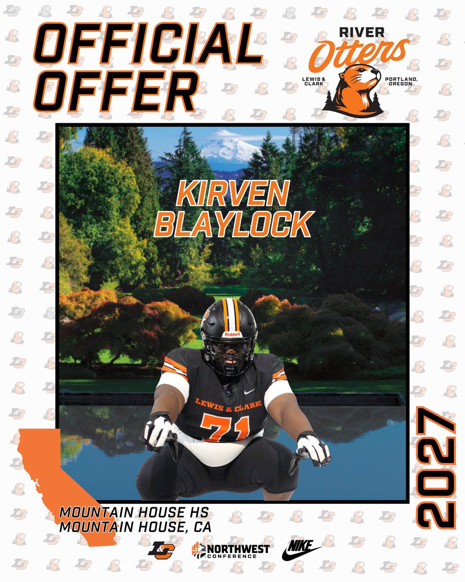 KirvenBlaylock's tweet photo. WOW! After a amazing conversation with @Coach_DanFields I’m blessed to announce I have earned a offer from Lewis and Clark!! #agtg https://t.co/uCnZkZSAis