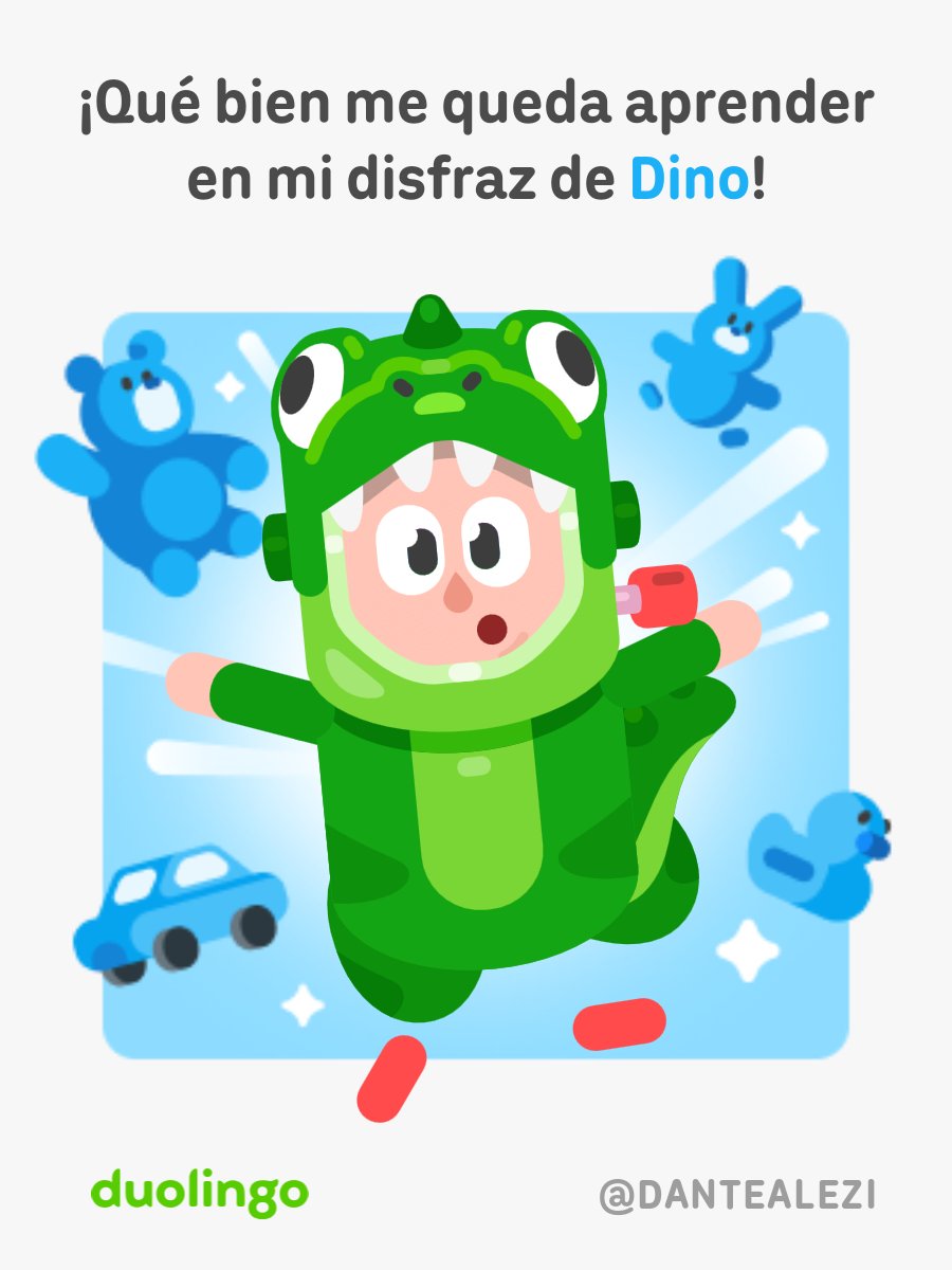 DAlecoziando's tweet photo. Revista Cómic (D.A.S)
     VioleziaGedia 
             D I N O
¡Qué bien me queda aprender en mi disfraz de Dino! https://t.co/EEt6JMvqwi