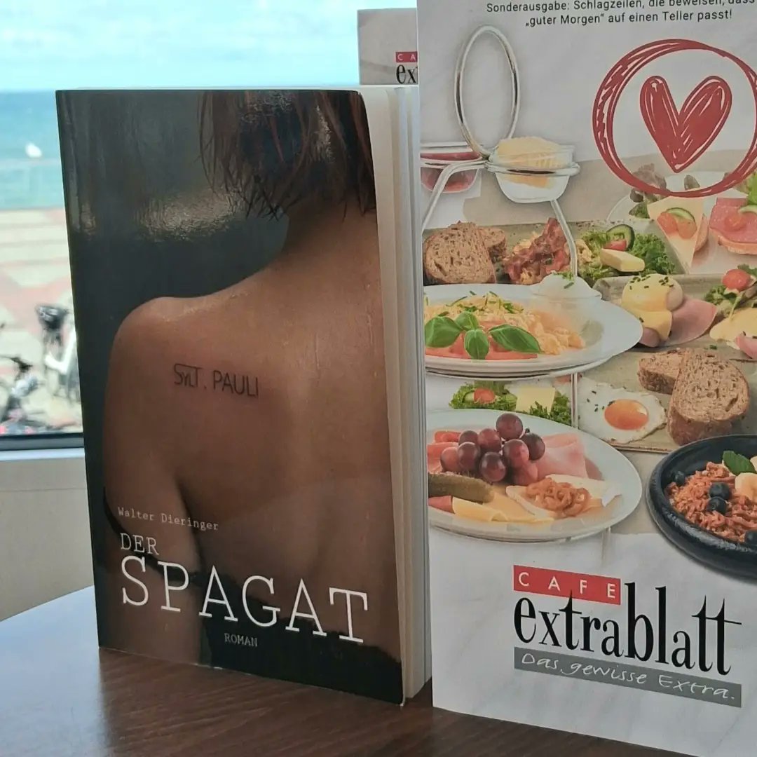 jamesmitchellzp's tweet photo. With my book at one of its settings. Today: Sylt. https://t.co/symlEZdbSd