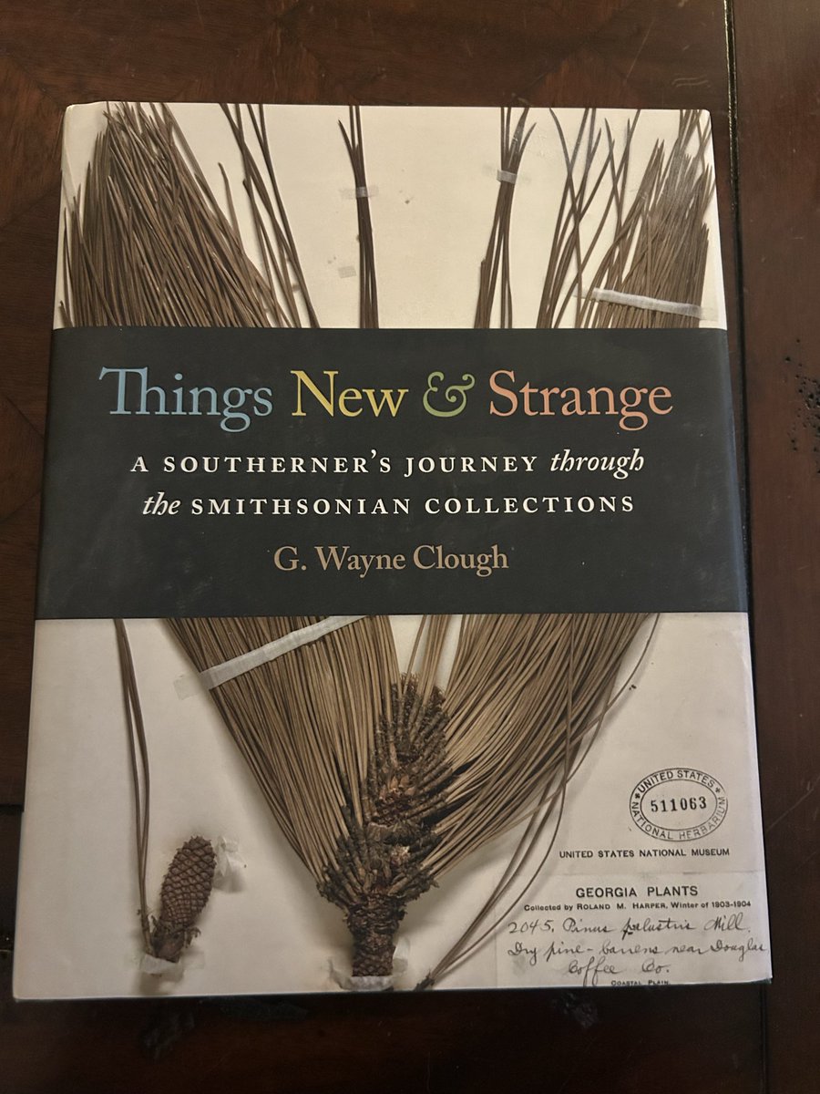 keeper_orchard's tweet photo. Great book by a fellow South Georgian who served as Secretary of the Smithsonian from 2008-2014. In the book he describes searching the Smithsonian for items that originated in the region he hails from, his own memories, &amp; the stories,and people to which they lead. https://t.co/rZMhA7nOPO