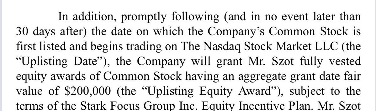 Sean_Levine21's tweet photo. @sixonehalfdoz Big fan of this bit here. I don’t remember if they mentioned uplifting but tying it directly to NASDAQ and not the otc is great https://t.co/ymHdqSP9vR