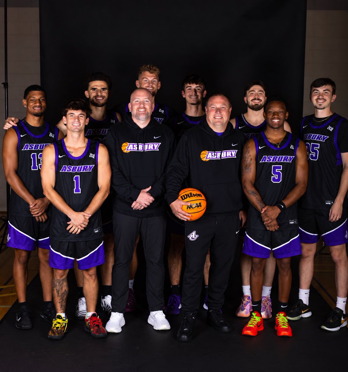 CoachRussAU's tweet photo. Some call the number 13 unlucky. But 13 years coaching this game is a blessing.

Lucky to be doing it with this group of seniors and the rest of of our 2026-2027 @AsburyHoops 🦅’s

🎲🎲 https://t.co/0okxqMXZFG