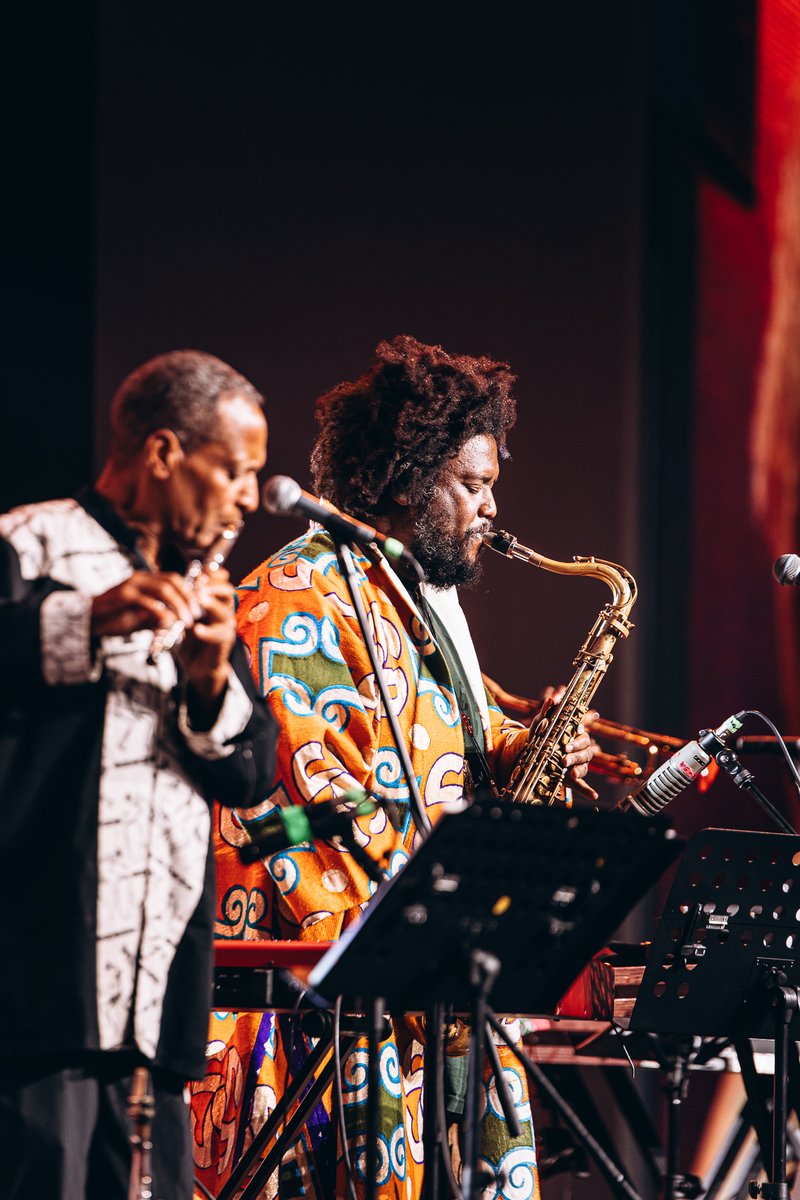 JoyOfJazz's tweet photo. Kamasi Washington brought immense musical power to the Joy of Jazz stage, delivering a dynamic and captivating performance that took the audience on an extraordinary journey through sound, rhythm and imagination.

#JazzReignited #SBJOJ2026 #TakeMeThere https://t.co/jfjsNrTlCu
