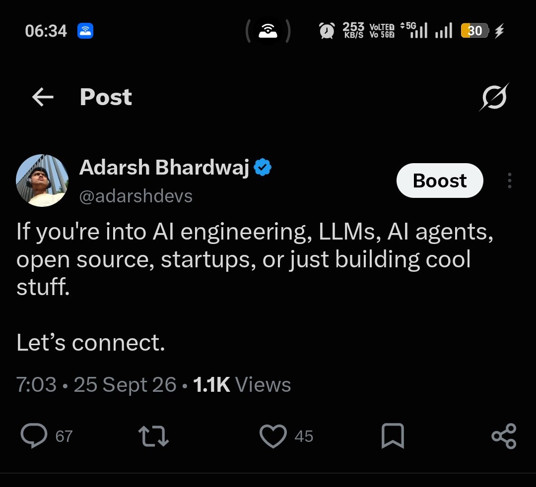adarshdevs's tweet photo. Crazy reach🛐 https://t.co/R67lqTPSeT