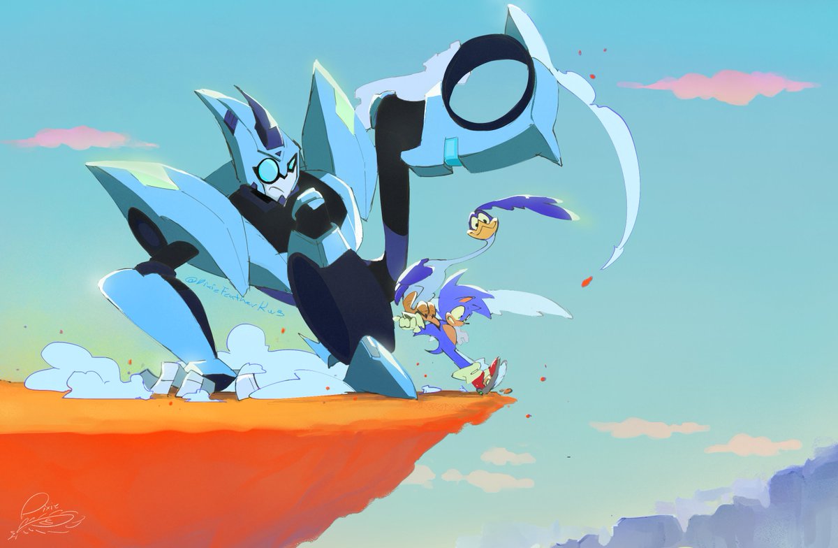 PixieFeatherKw3's tweet photo. !! Road Blue Ahead !!

#tfa #tfblurr #tfablurr #transformersanimated #maccadam #maccadams #sth #sonicthehedgehog #roadrunner #looneytunes #myart https://t.co/qeSjlmFVcY