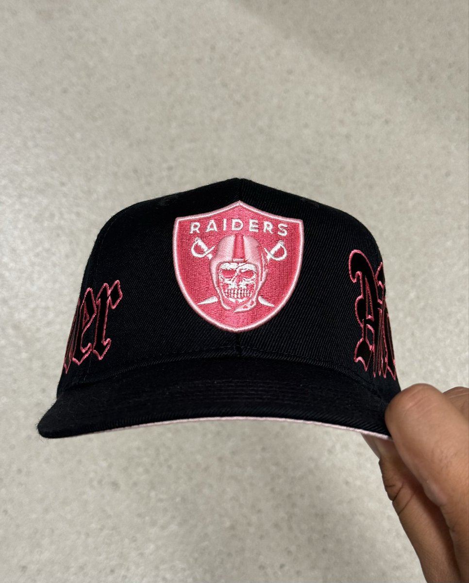 YouKnowBall_pin's tweet photo. For those in the Nation who’ve lost or know a loved one fighting breast cancer! For me its my grandma who passed away last October after a 10 year battle 🙏🏽

“The BCA” snap drops TOMORROW @ 3 PM PST 🎀🏴‍☠️

RT &amp; comment “🎀” for a chance at a FREE hat #YKB #FuckCancer #RaiderNation https://t.co/PxOL9afEOd