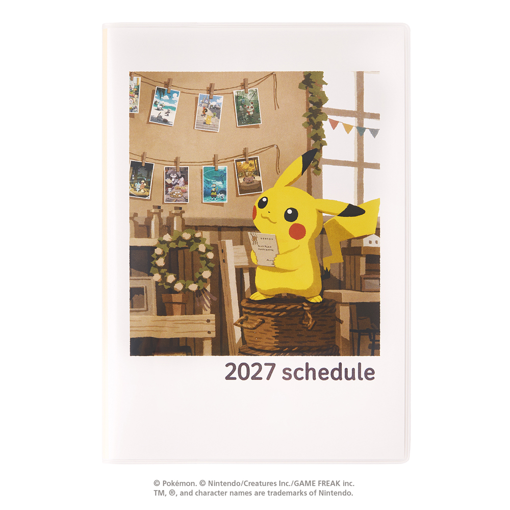 hyogonosuke's tweet photo. 「ポケモンセンターオリジナル ポストカードになるカレンダー 2027 Seasonal Situations」「B6スケジュール帳2027 Seasonal Situations」のイラストを描かせていただきました！
全国のポケモンセンター＆ポケモンセンターオンラインでチェックしてください！ https://t.co/38RW0B4Cfc