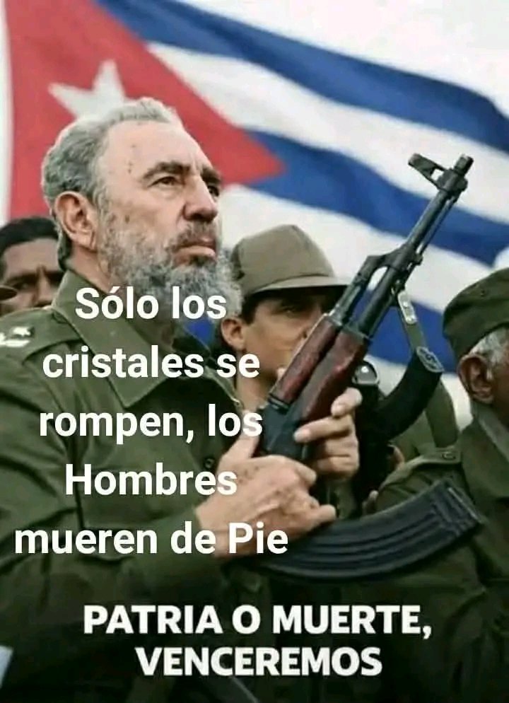 TPP_Pinar's tweet photo. #FidelVive https://t.co/JZmTmOZYba