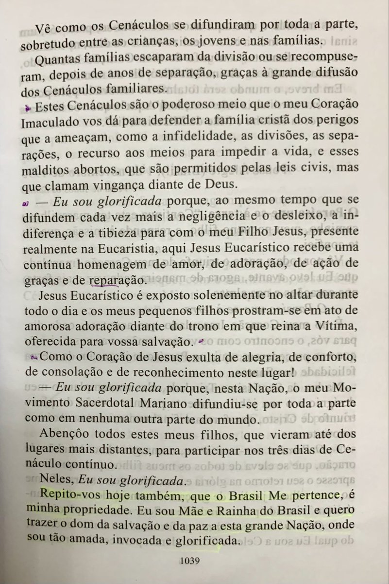 ReginaBGM's tweet photo. Mensagem de Nossa Senhora no Cenáculo de hoje:
25/Setembro https://t.co/WIjy94ZKF8