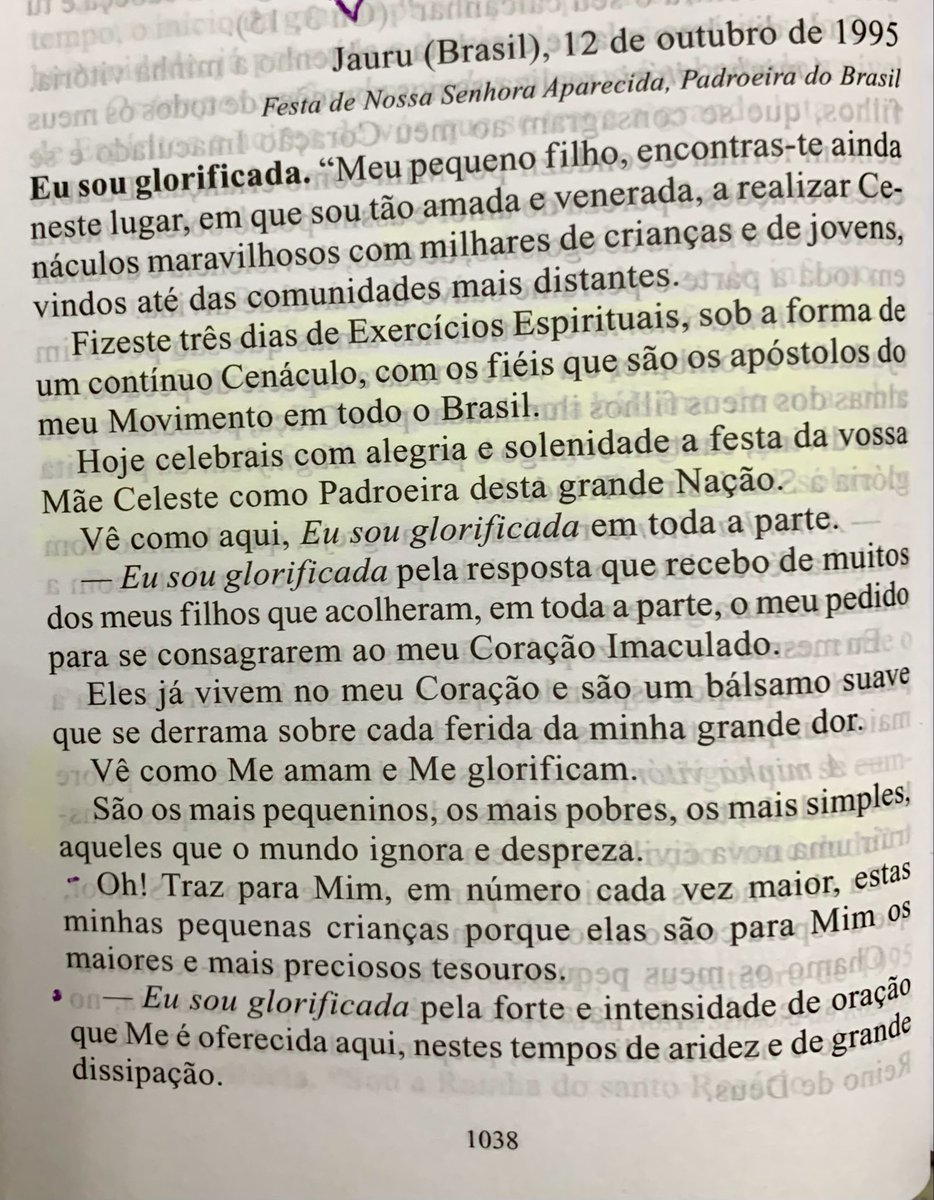 ReginaBGM's tweet photo. Mensagem de Nossa Senhora no Cenáculo de hoje:
25/Setembro https://t.co/WIjy94ZKF8